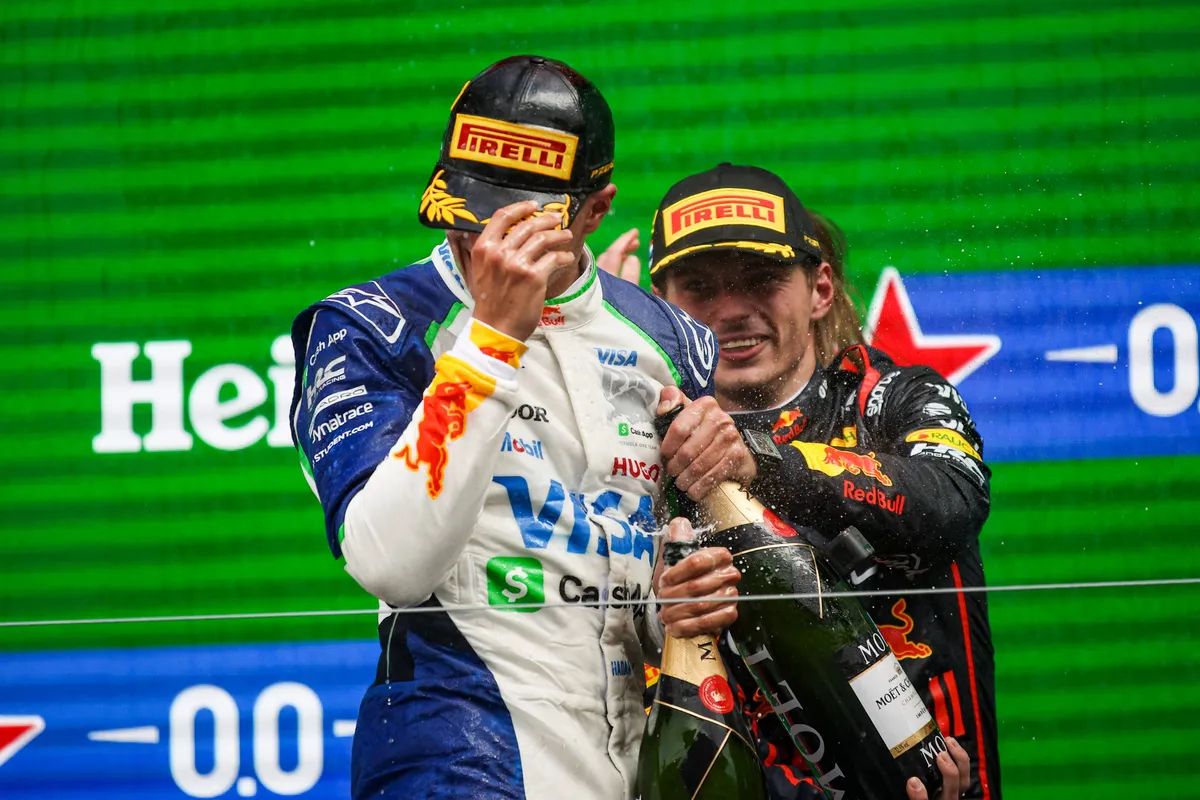 Isack Hadjar Max Verstappen