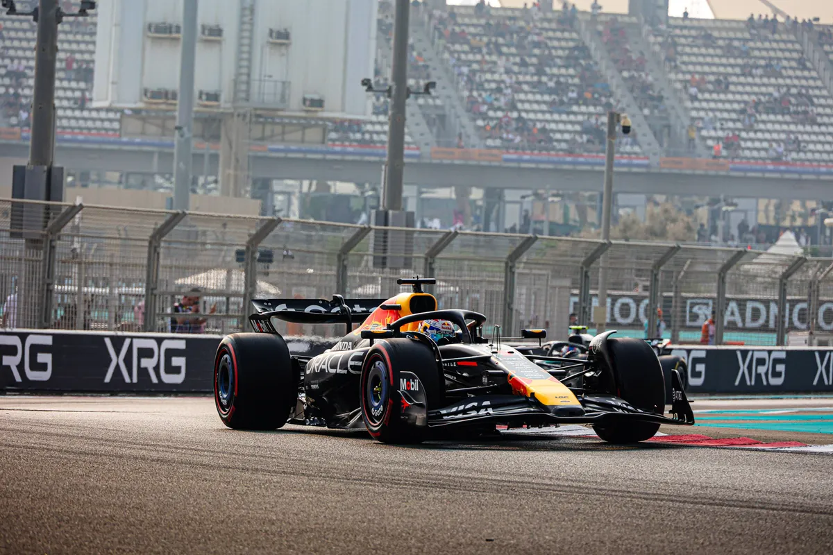 Red Bull-coureur Max Verstappen in Abu Dhabi 2025