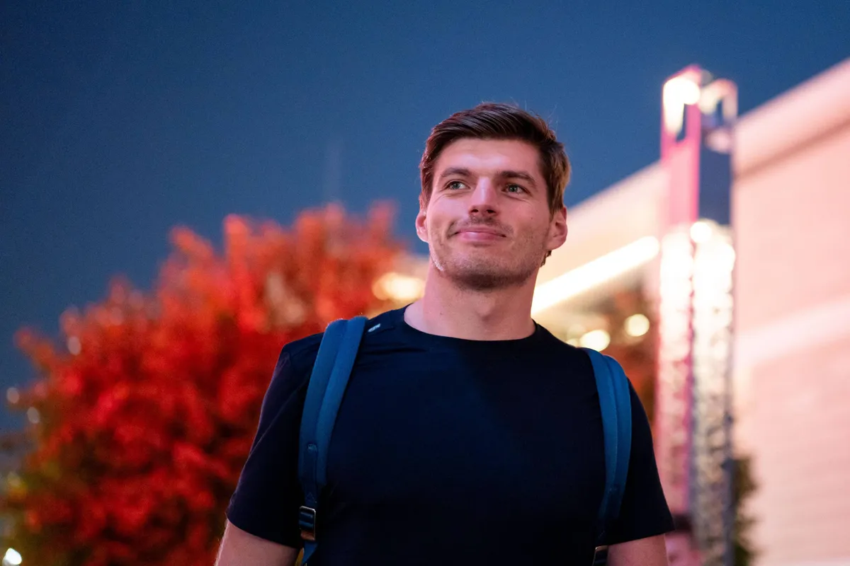 Red Bull-coureur Max Verstappen in Qatar in 2025