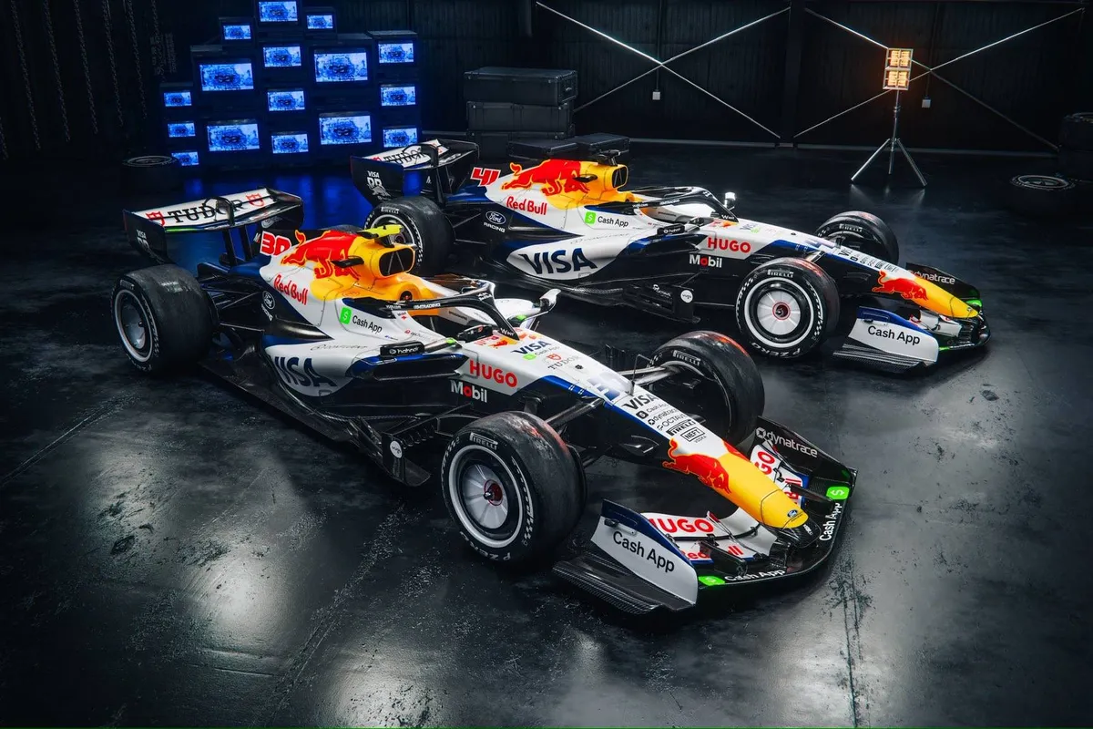 De nieuwe livery van de Racing Bulls-bolide voor 2026