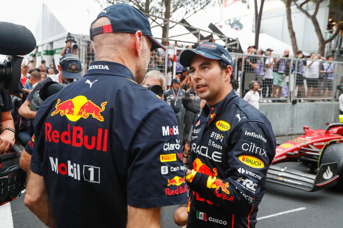 Sergio Perez Adrian Newey