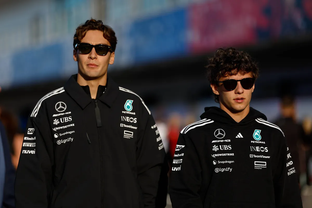 Kimi Antonelli George Russell