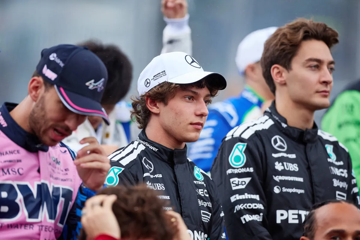 Kimi Antonelli Pierre Gasly George Russell