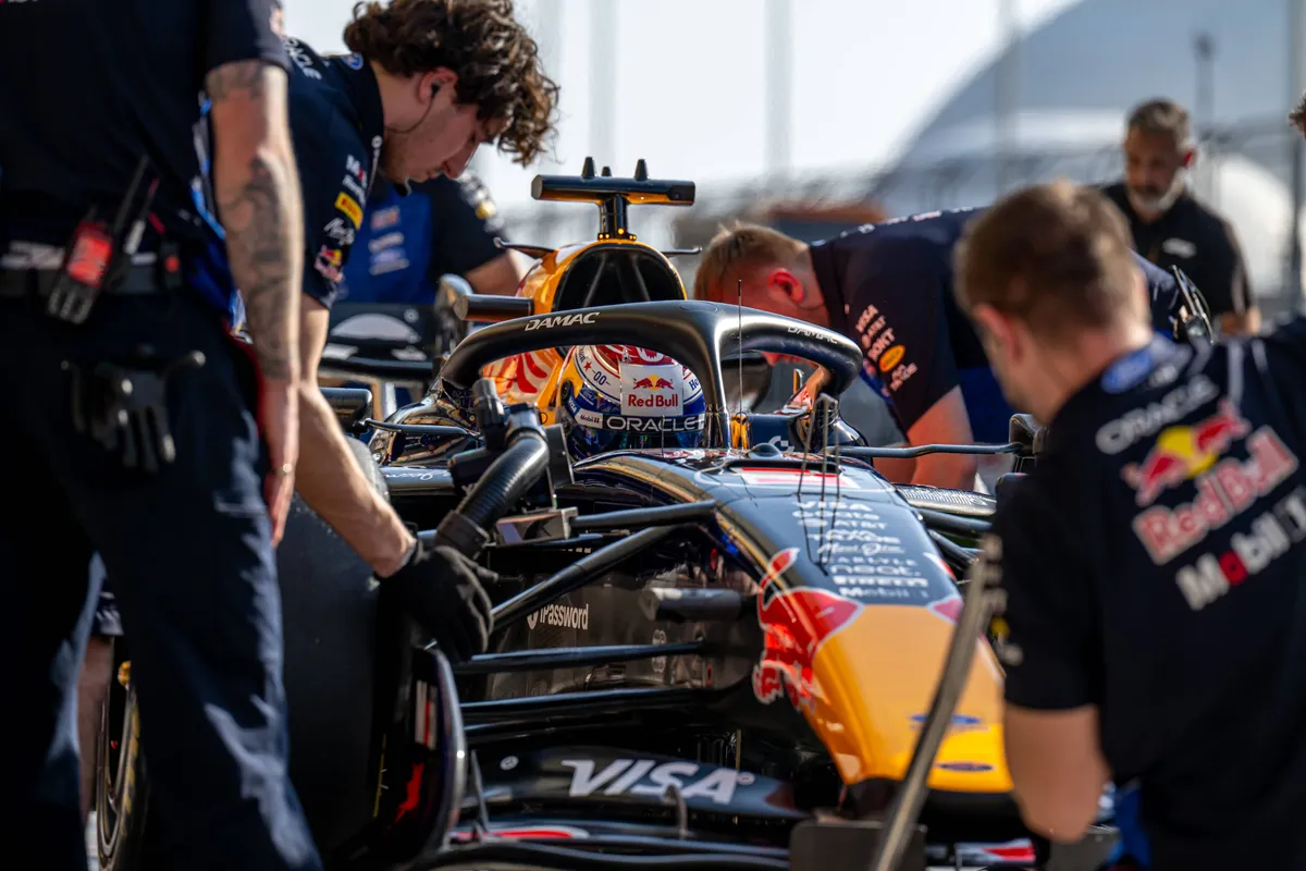 Max Verstappen test Bahrein
