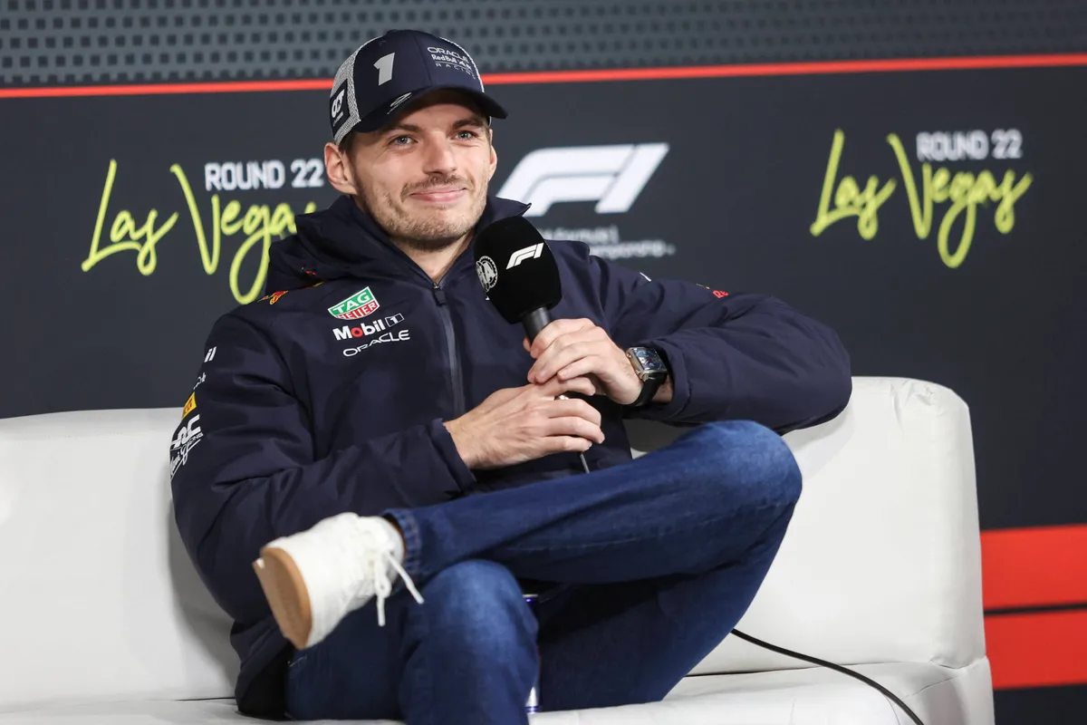 Max Verstappen Las Vegas interview