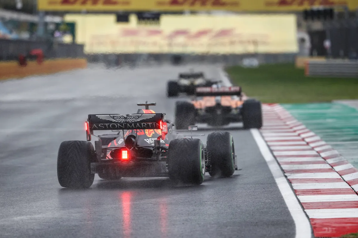 Max Verstappen in 2020 tijdens GP Turkije