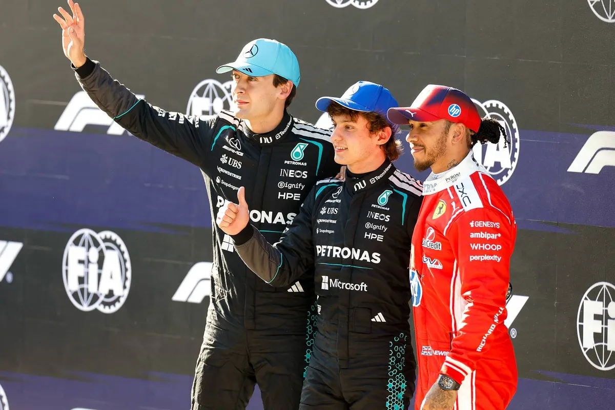 George Russell Kimi Antonelli Lewis hamilton