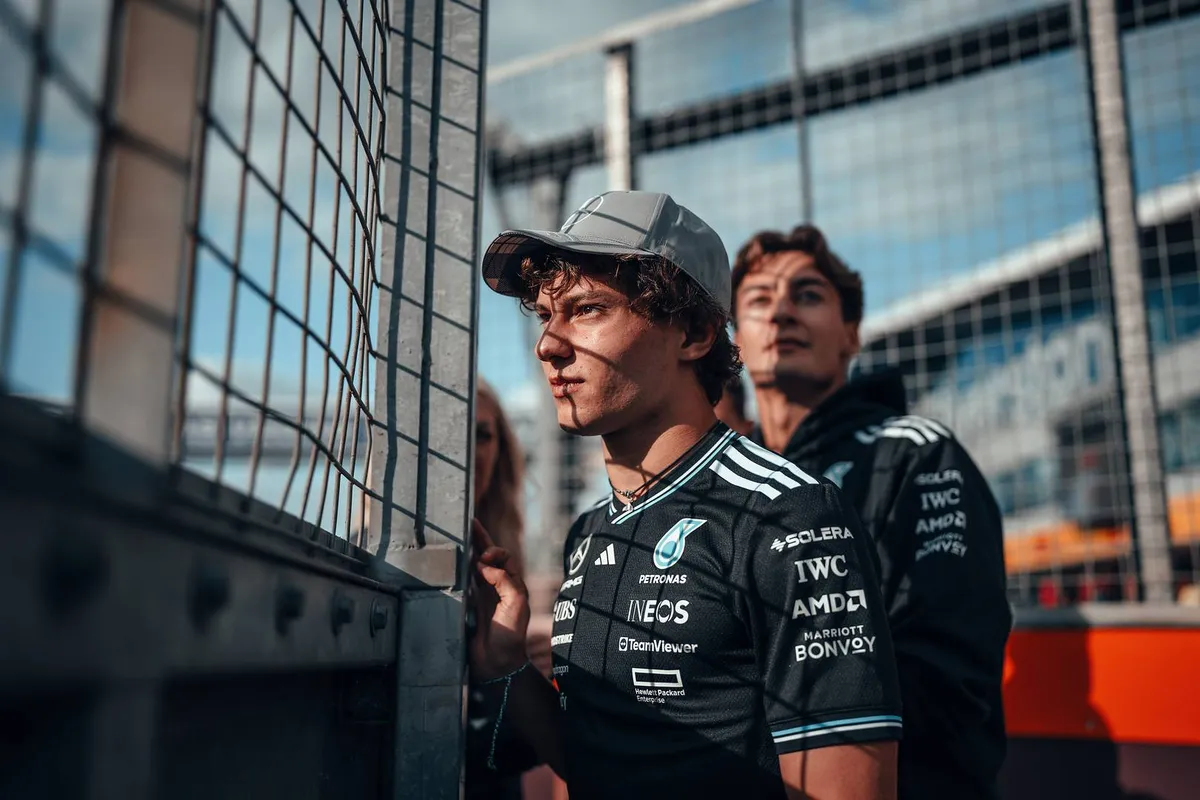 Kimi Antonelli George Russell