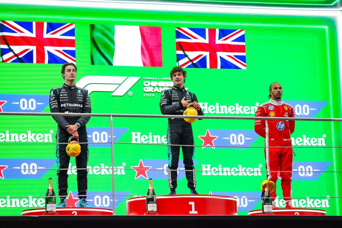 Kimi Antonelli podium