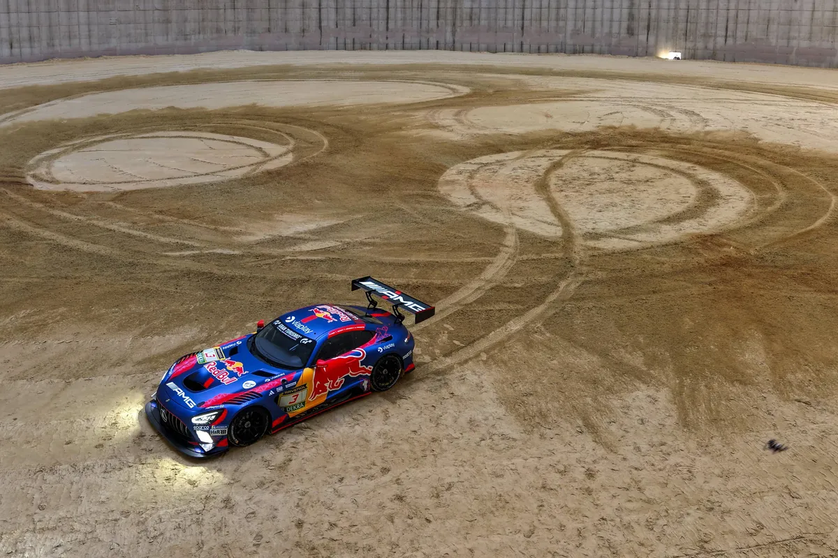 Max Verstappens Mercedes-AMG GT3-auto voor de 24 uur van de Nürburgring in 2026