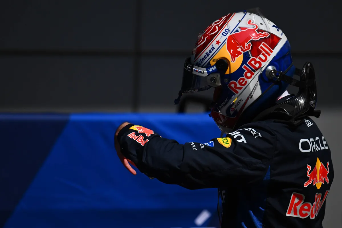 Max Verstappen na de Sprint in China in 2026