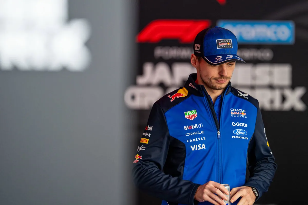 Max Verstappen tijdens de 2026 F1-GP Japan