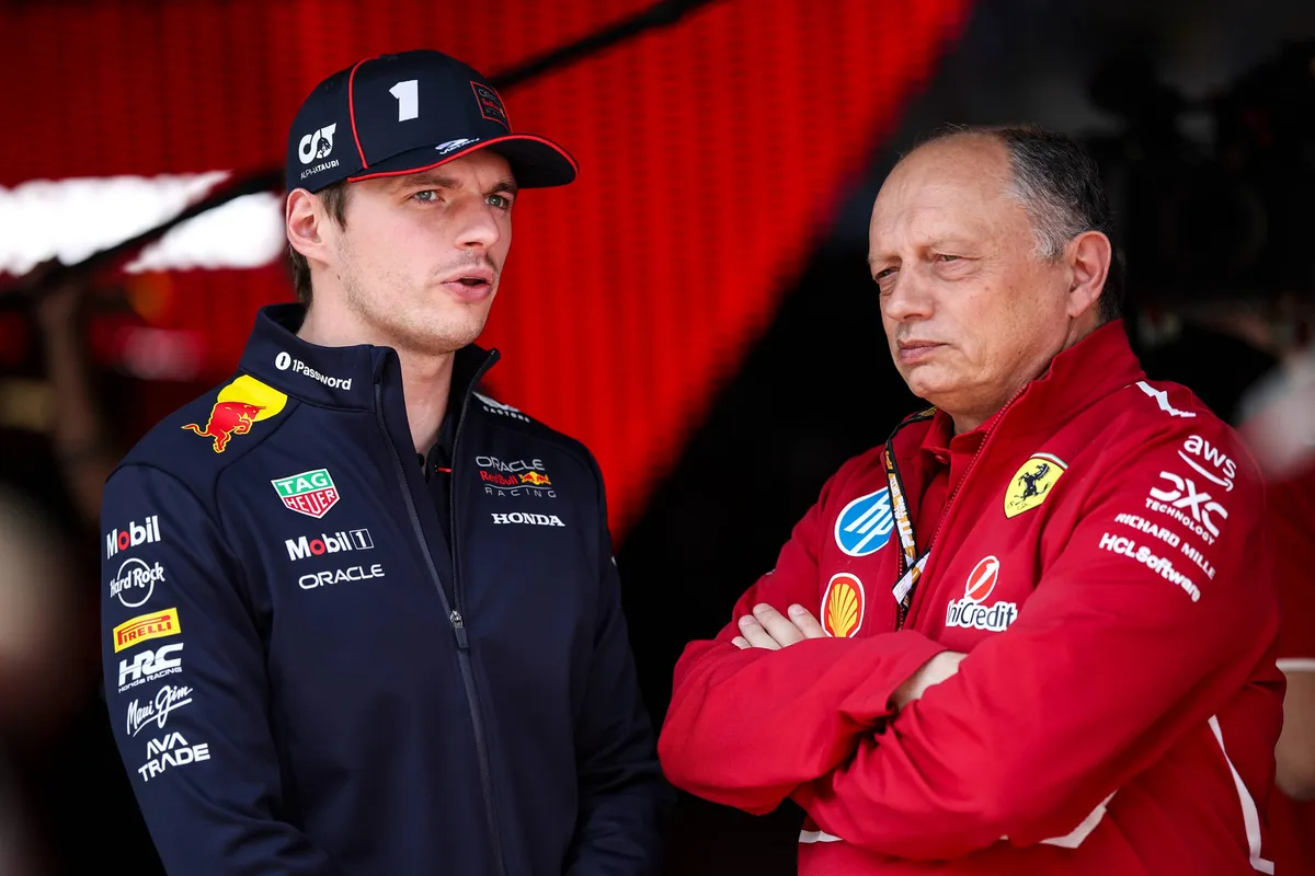 Max Verstappen Red Bull Racing Fred Vasseur