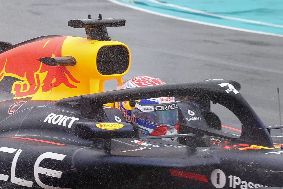 Max Verstappen Miami rain