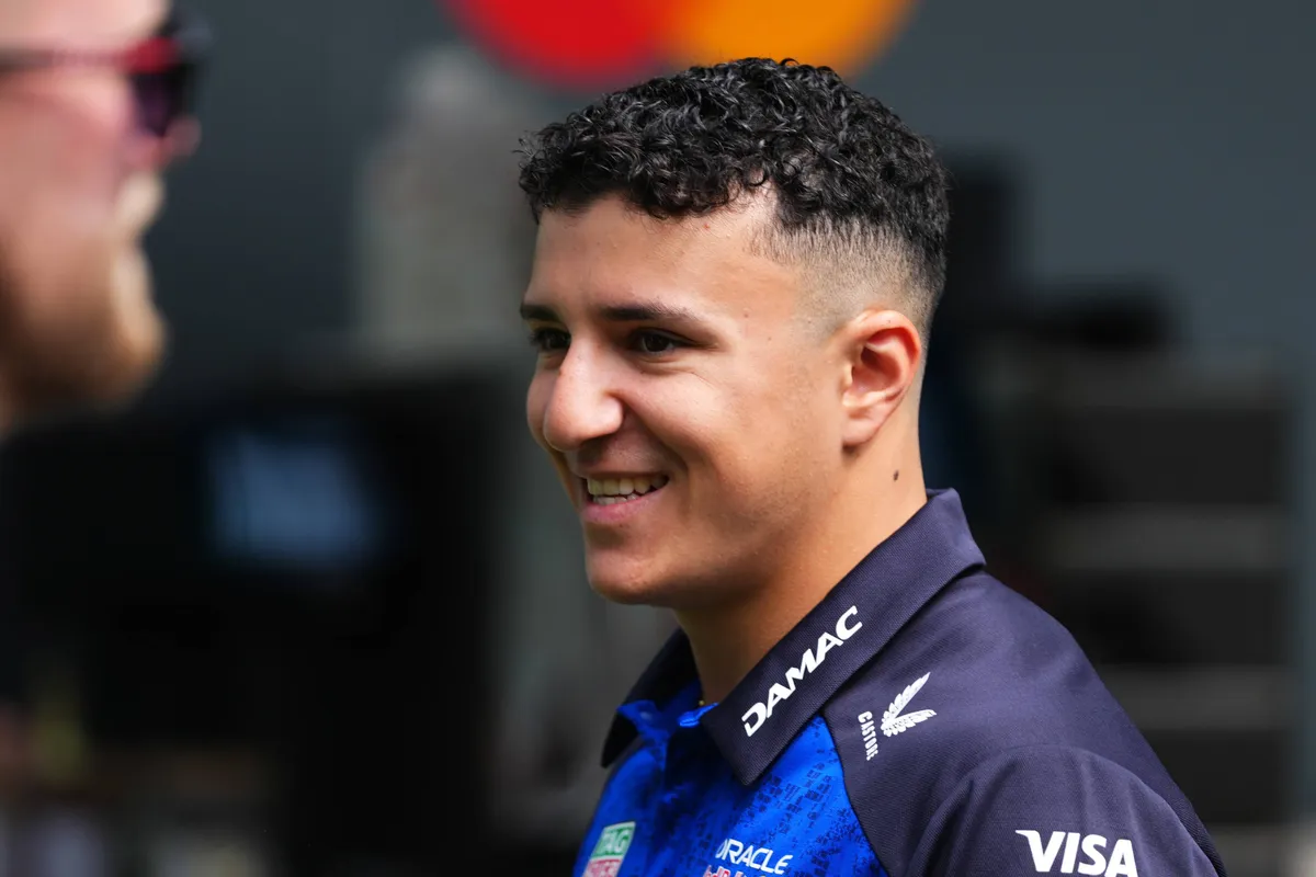 Red Bull-coureur Isack Hadjar in Miami in 2026