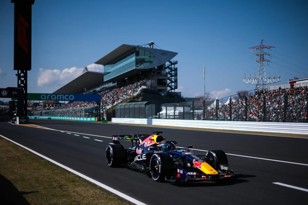 Max Verstappen voor Red Bull Racing in Japan in 2026