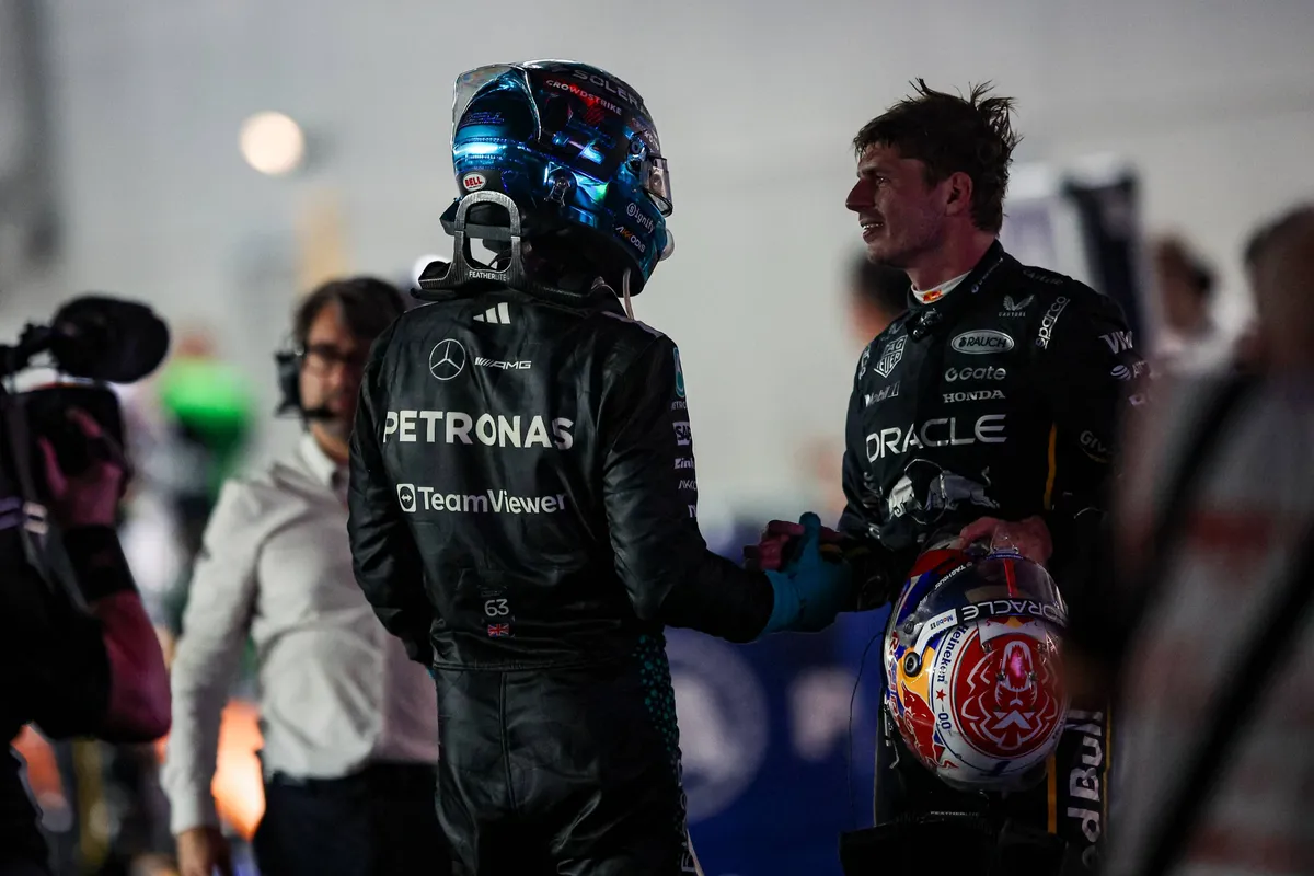 George Russell Max Verstappen GP Singapore 2025