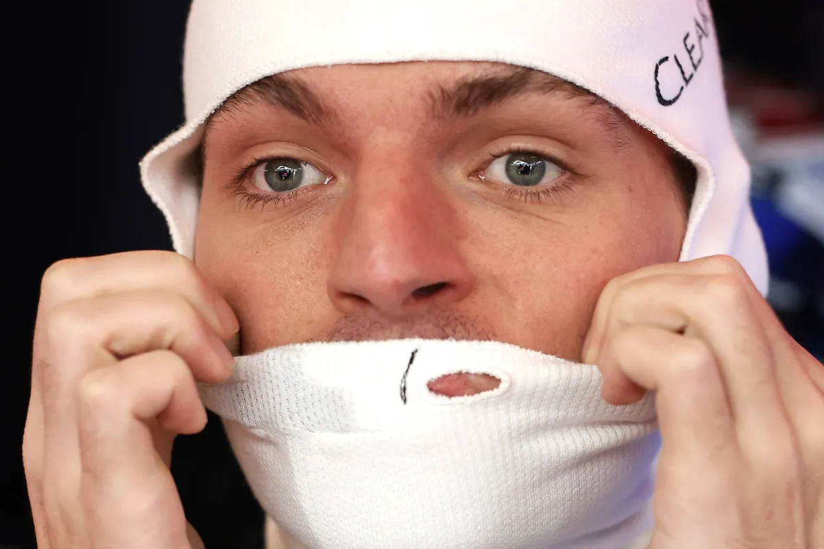 Red Bull Racing Max Verstappen close up China 2026