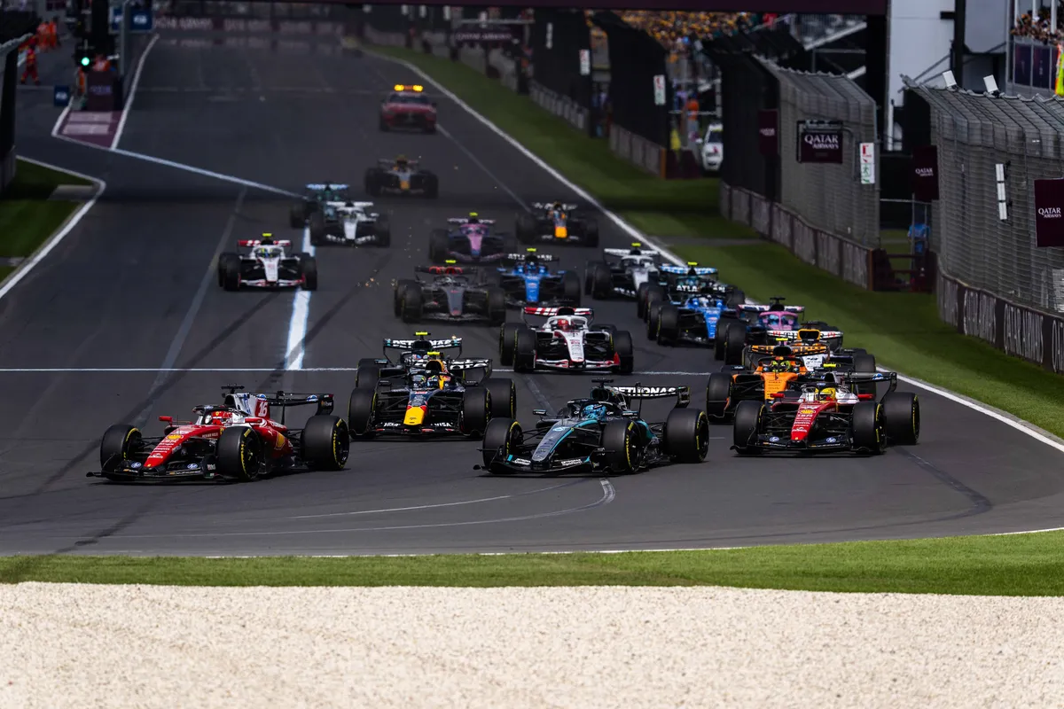 Start van de 2026 F1-race in Australië