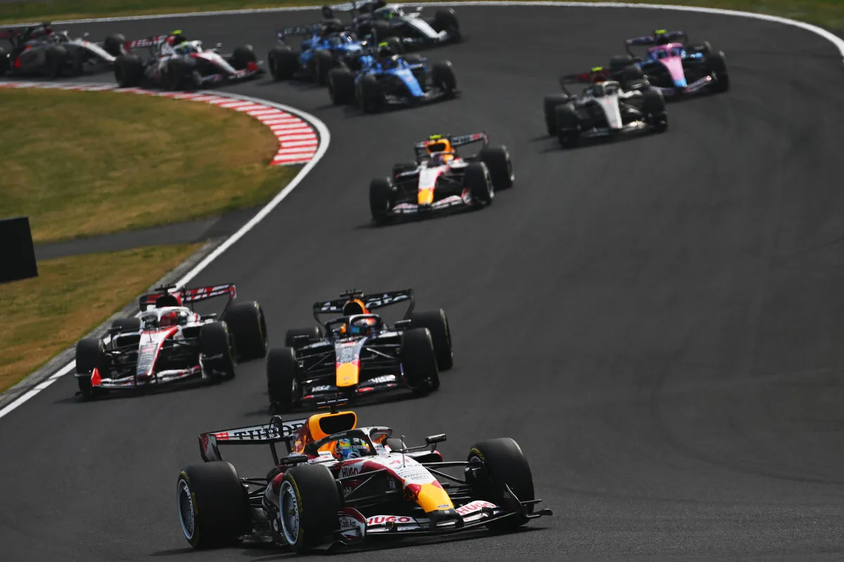 De start van de 2026 F1-race in Japan