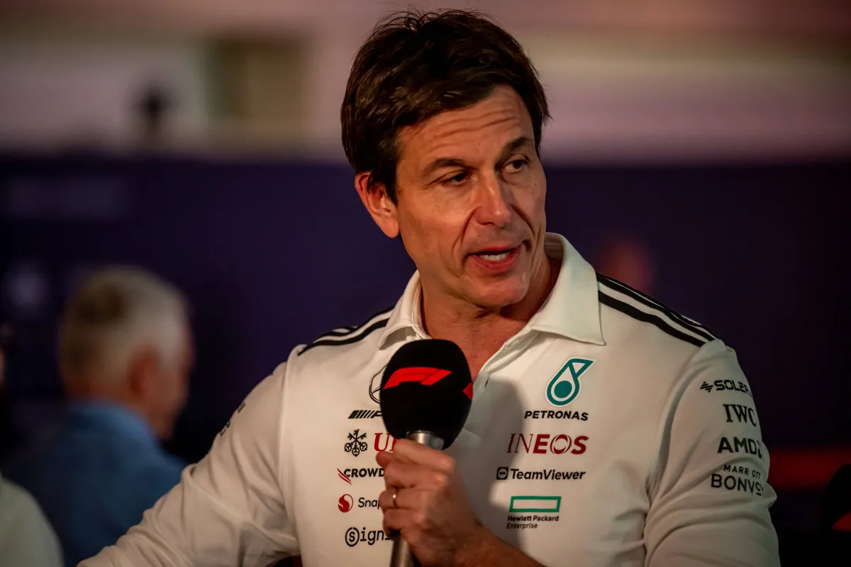 Mercedes-baas Toto Wolff in Qatar in 2025