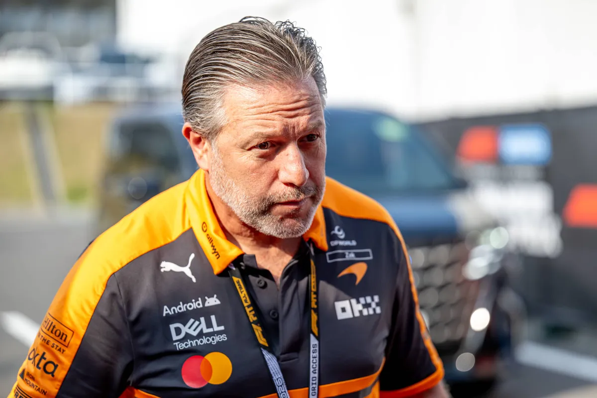 McLaren Racing-CEO Zak Brown tijdens F1 GP Japan 2026