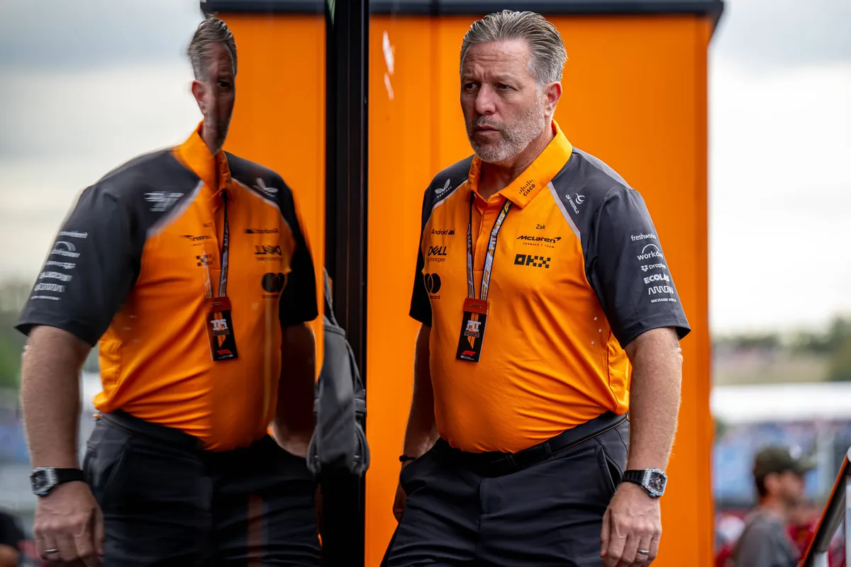 McLaren-CEO Zak Brown in Hongarije 2025 F1
