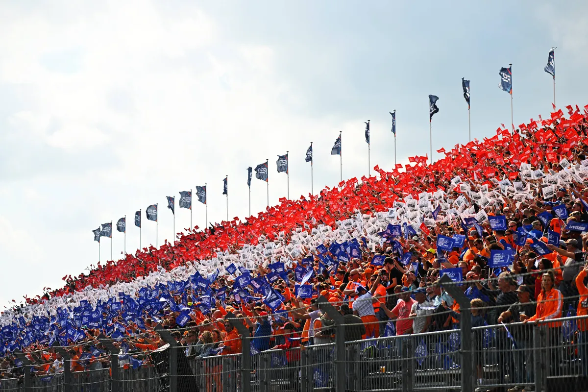 Max Verstappen-fans op Circuit Zandvoort Dutch GP