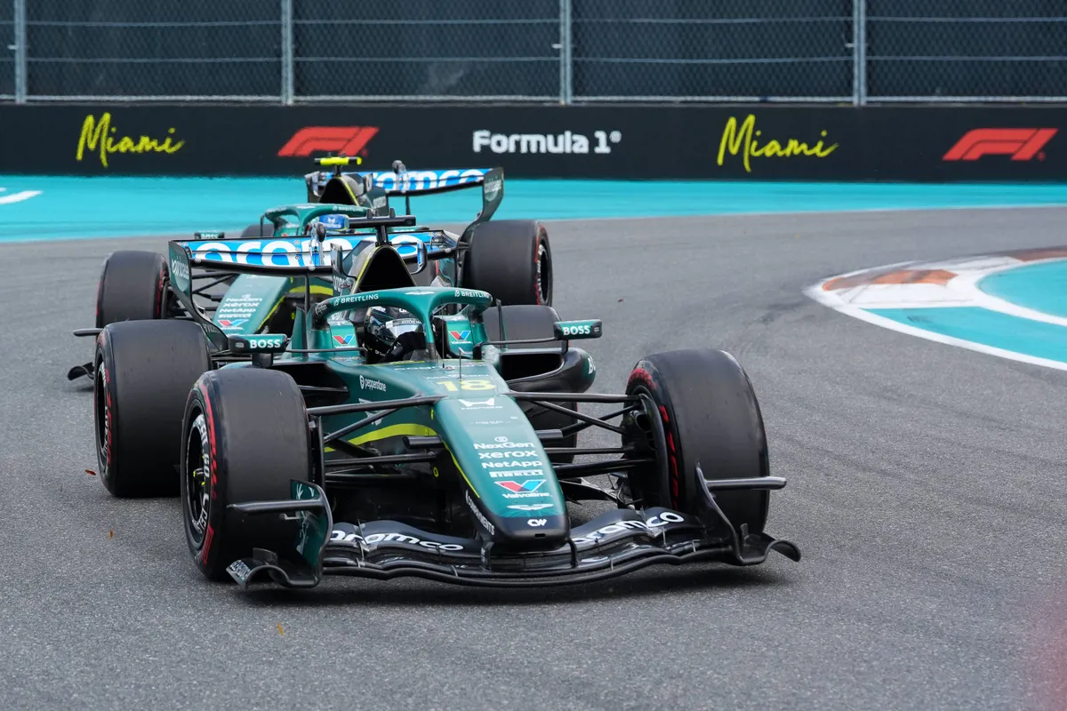 Fernando Alonso Lance Stroll Aston Martin