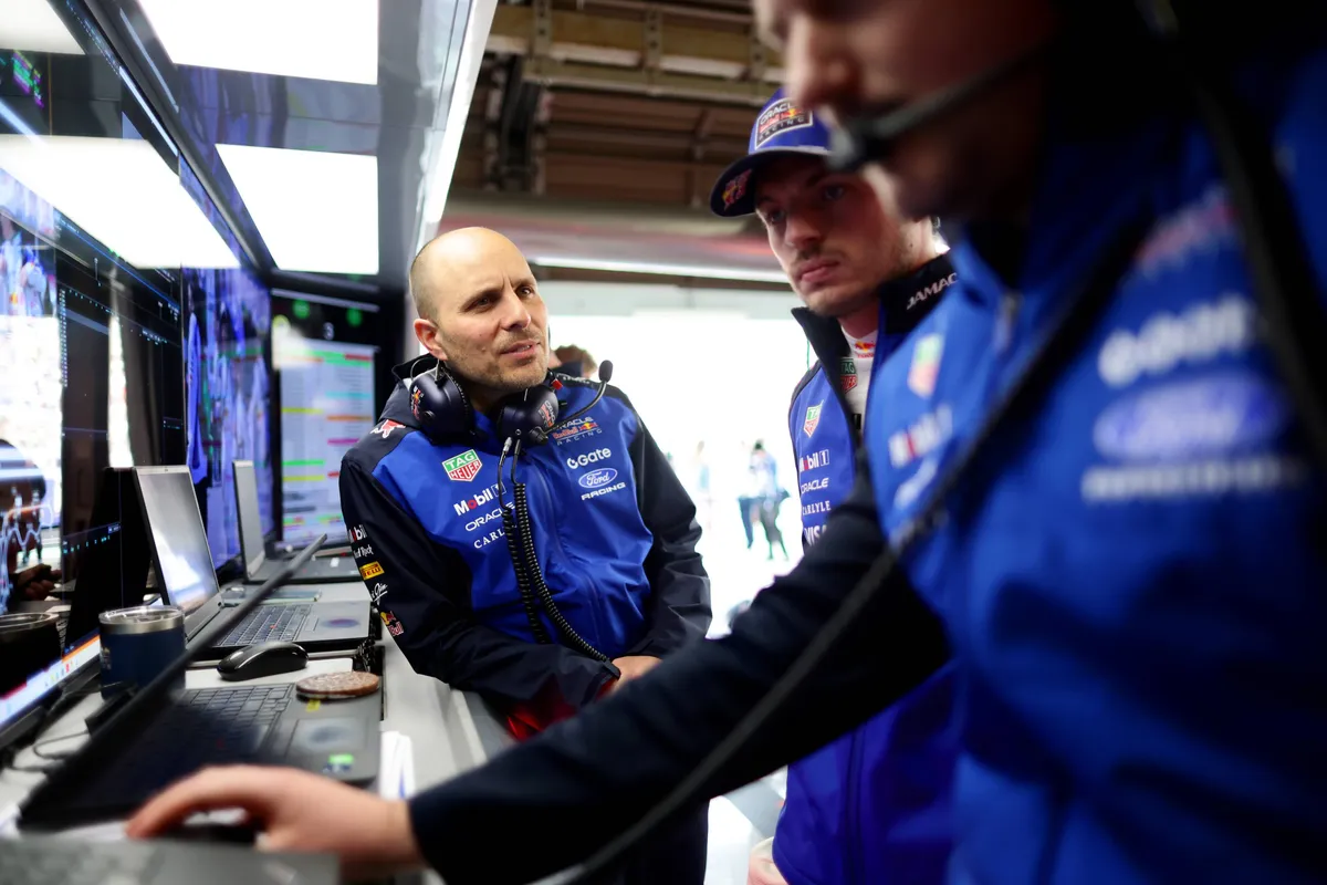 Max Verstappen en Gianpiero Lambiase voor Red Bull in 2026