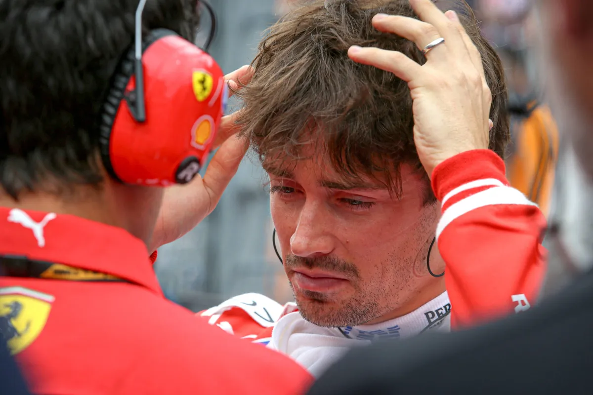 Ferrari-coureur Charles Leclerc voorafgaand aan 2026 F1 GP Miami