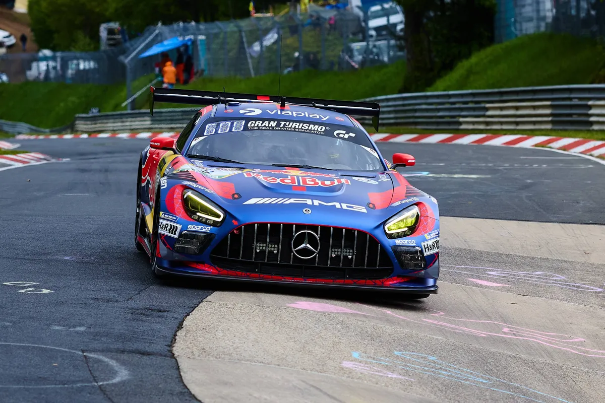 Max Verstappen op de Nürburgring