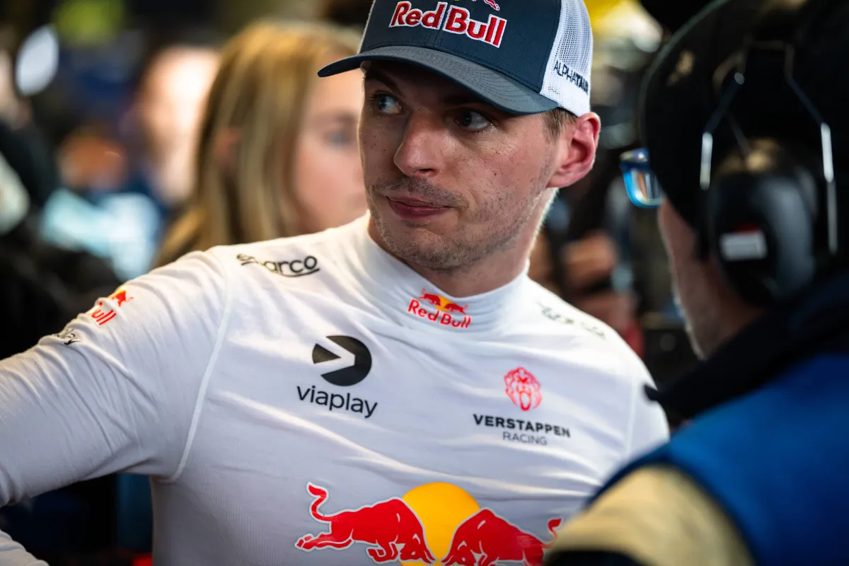 Max Verstappen op de Nordschleife tijdens de 24 uur van de Nürburgring van 2026