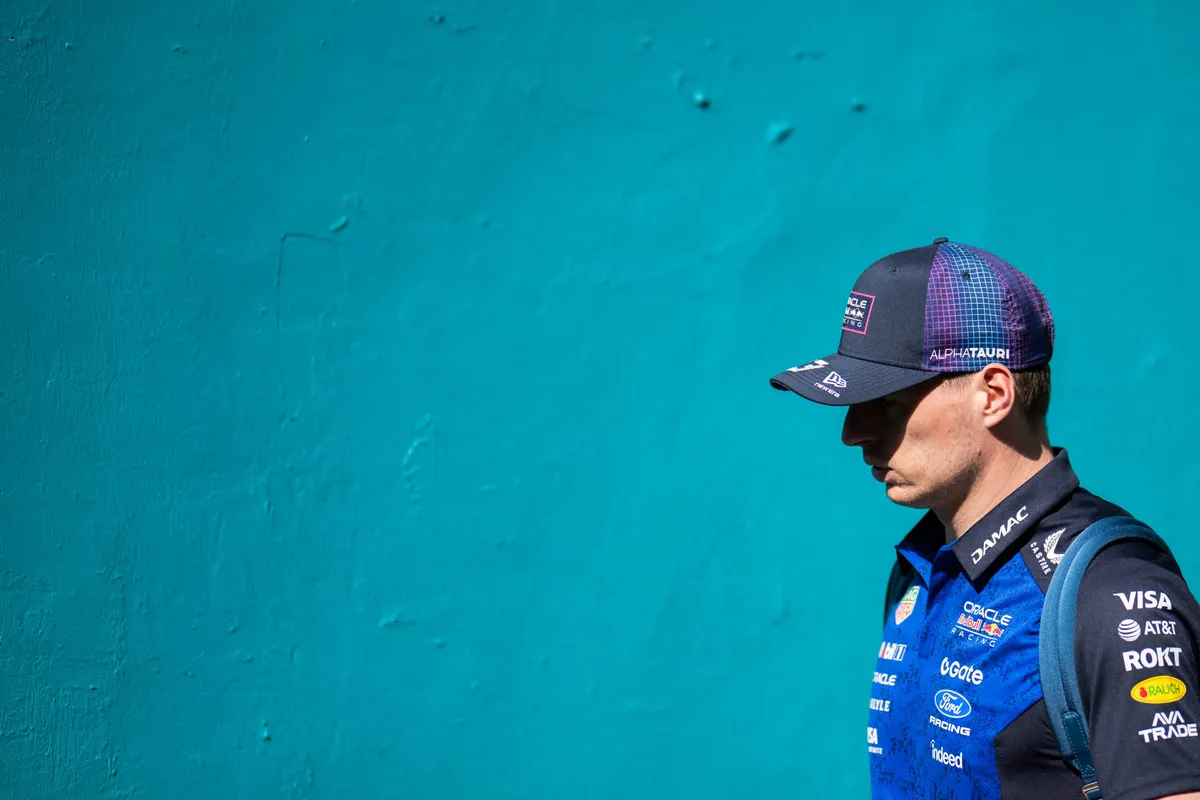Max Verstappen voor Red Bull vrijdag in Miami 2026 F1 GP