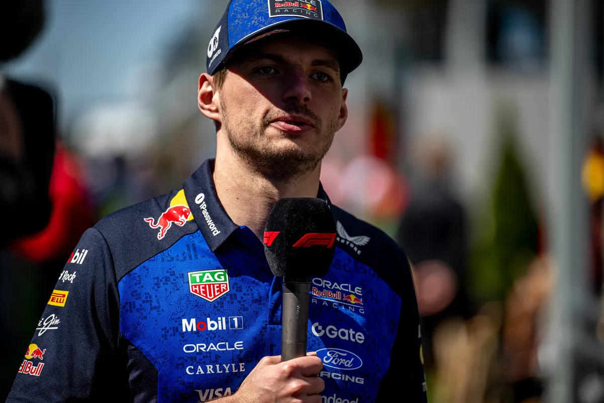 Max Verstappen in gesprek met F1TV in Canada