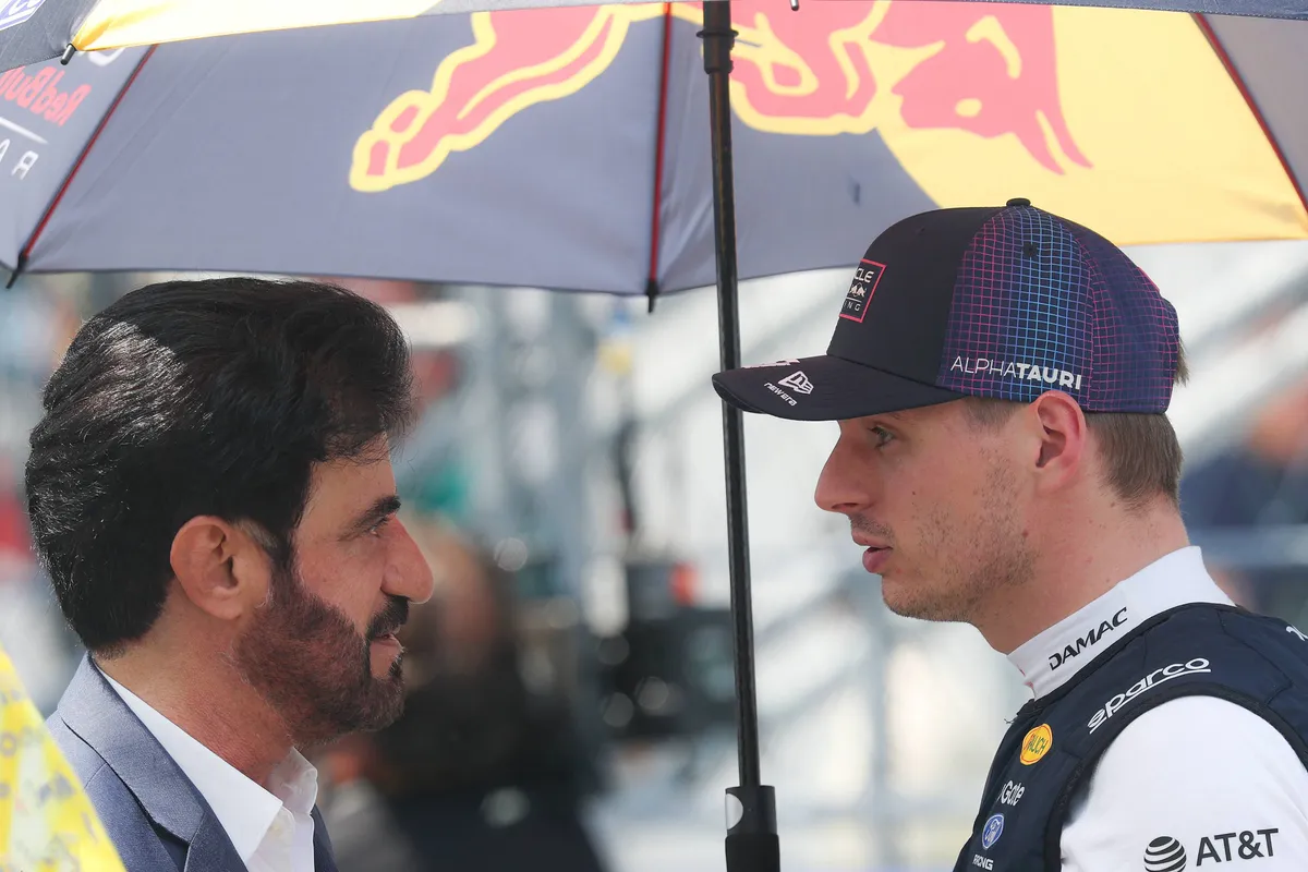 Mohammed Ben Sulayem Max Verstappen