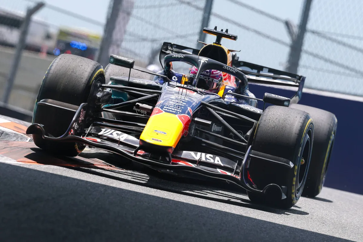 De Red Bull RB22 van Max Verstappen tijdens 2026 F1 GP Miami
