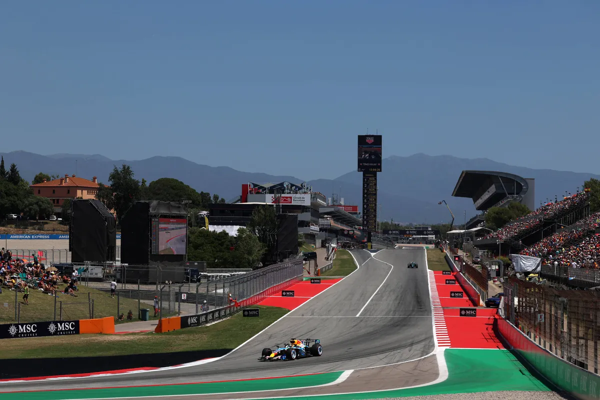 Een luchtshot van de F1 Grand Prix van Barcelona in 2026