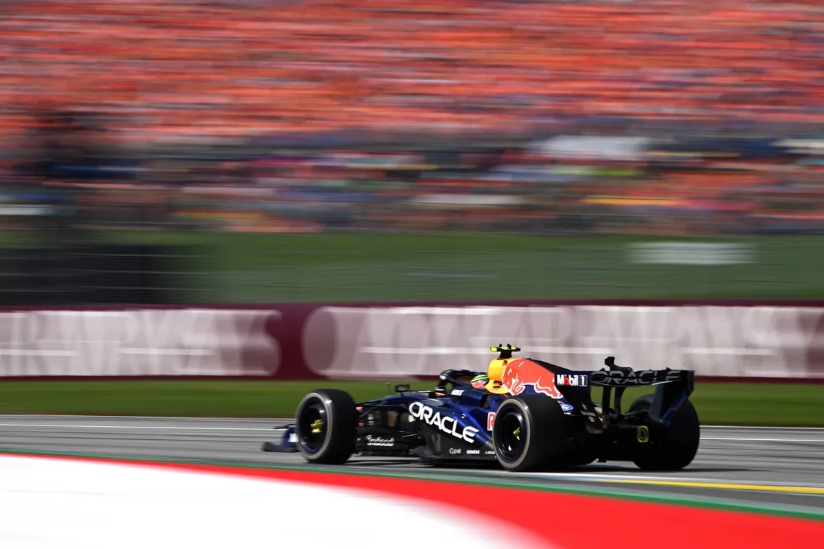 Isack Hadjar voor Red Bull Racing in Oostenrijk