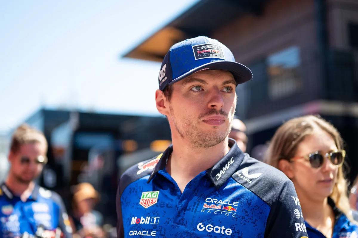 Red Bull-coureur Max Verstappen tijdens het F1-raceweekend in Barcelona