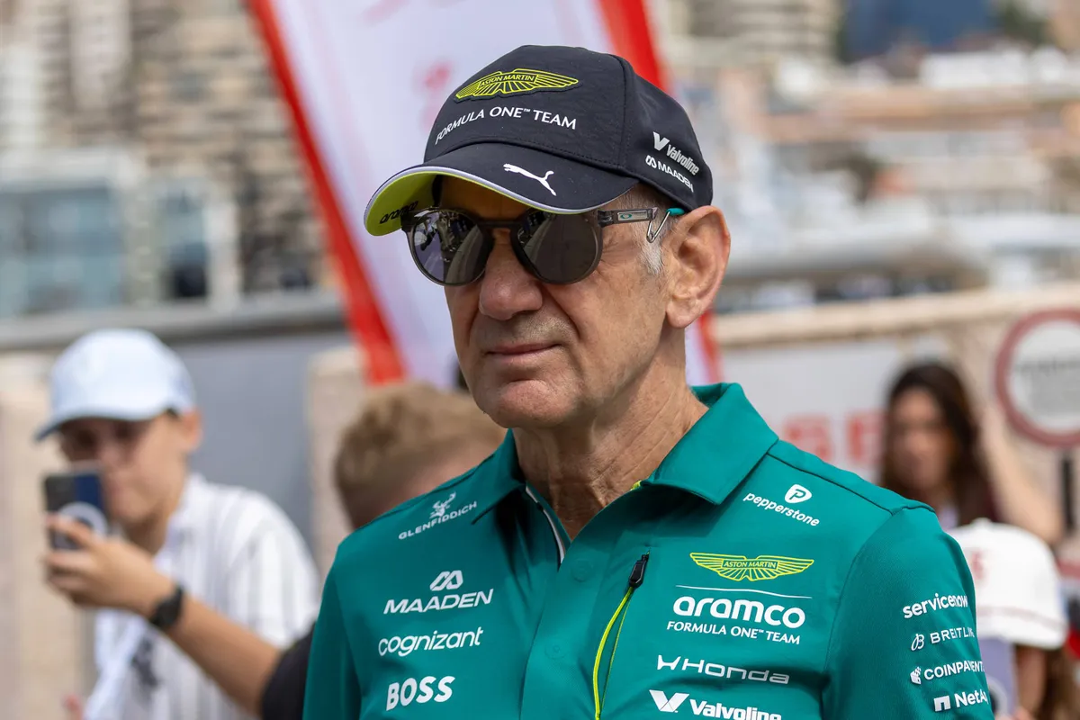 Aston Martin-teambaas Adrian Newey in Monaco