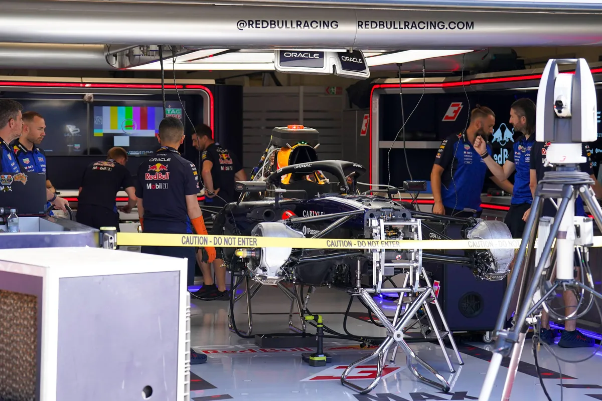 Red Bull garage