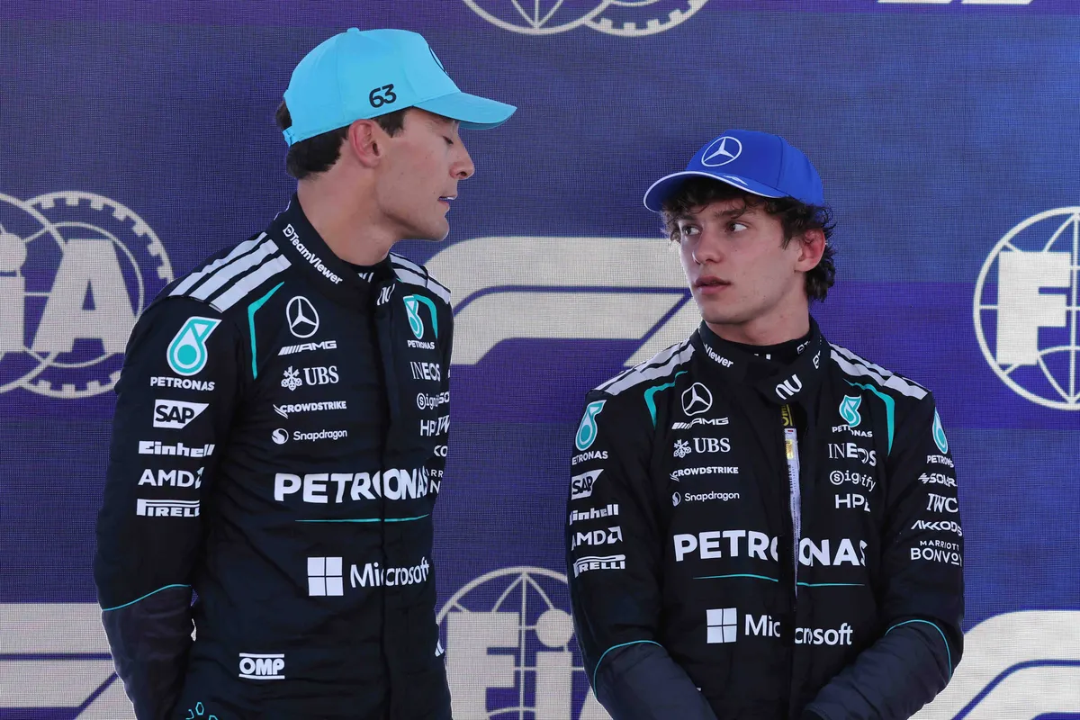 Mercedes-coureurs George Russell en Kimi Antonelli hebben mogelijk een enorm probleem
