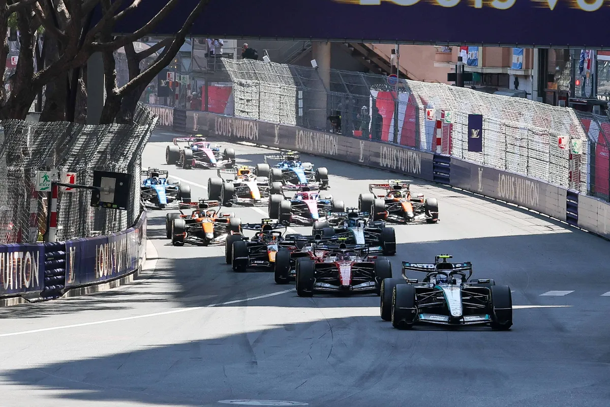 De start van de 2026 Formule 1-race in Monaco