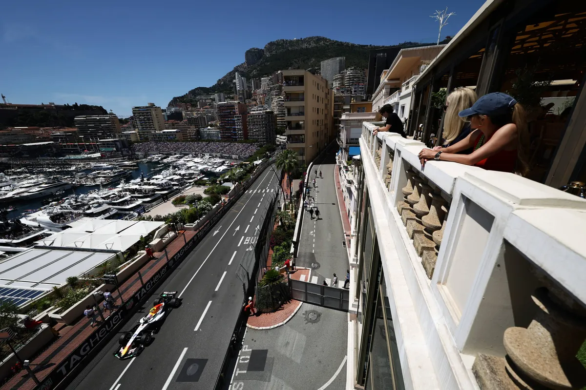 Een shot van de derde vrije training voor de F1 Grand Prix van Monaco in 2026