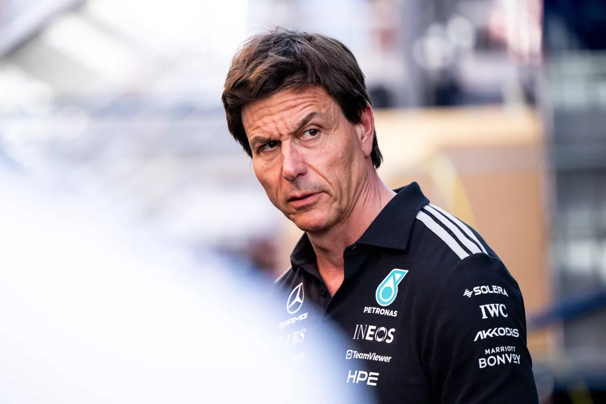 Mercedes-baas Toto Wolff in Barcelona