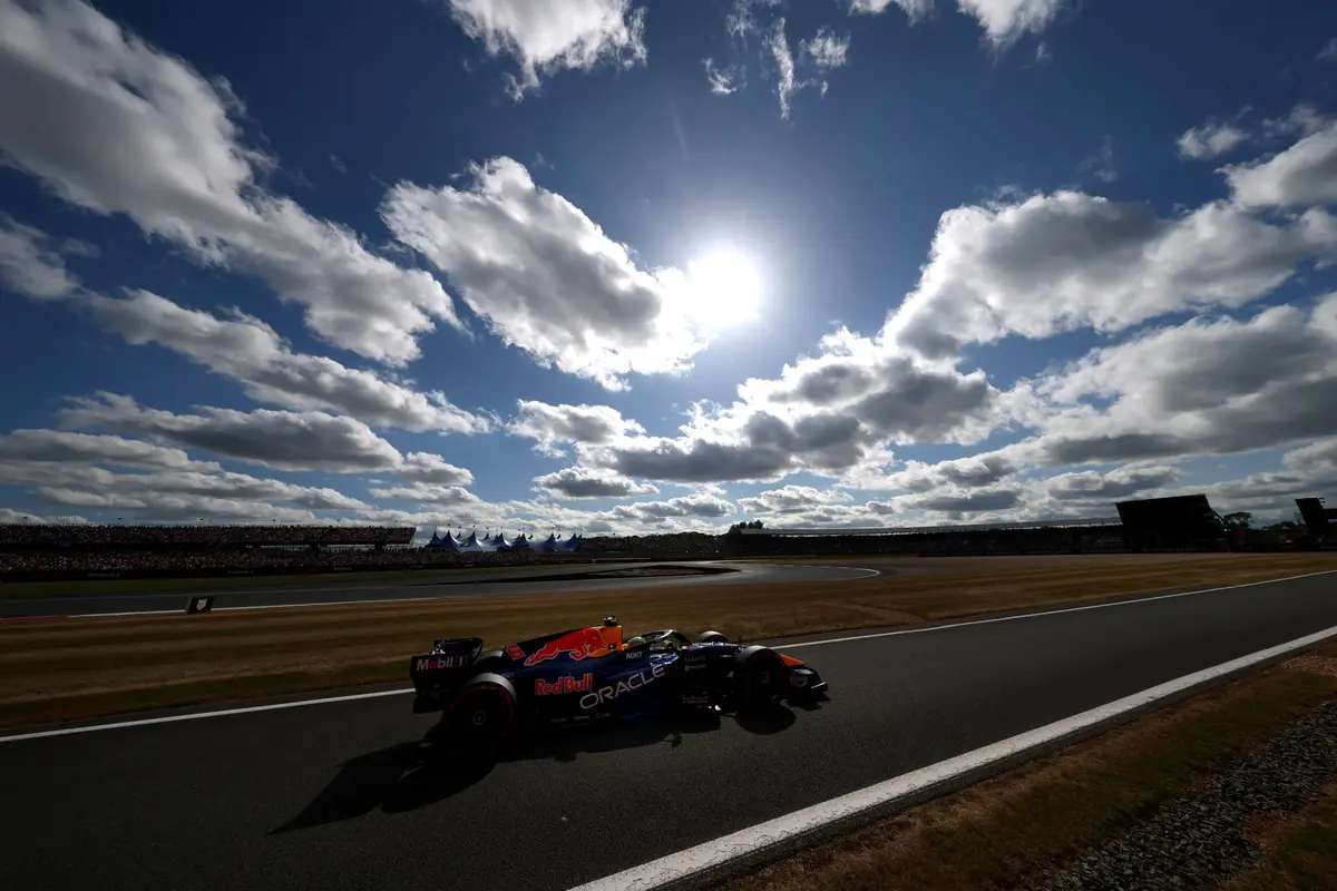 Een mooi shot van Red Bull Racing tijdens het F1-raceweekend op Silverstone (2026)