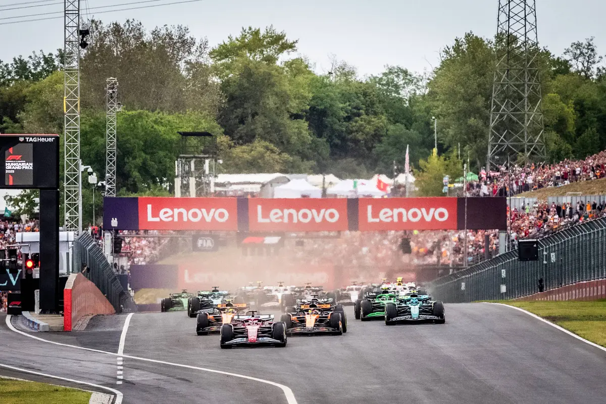 F1 start Hongarije