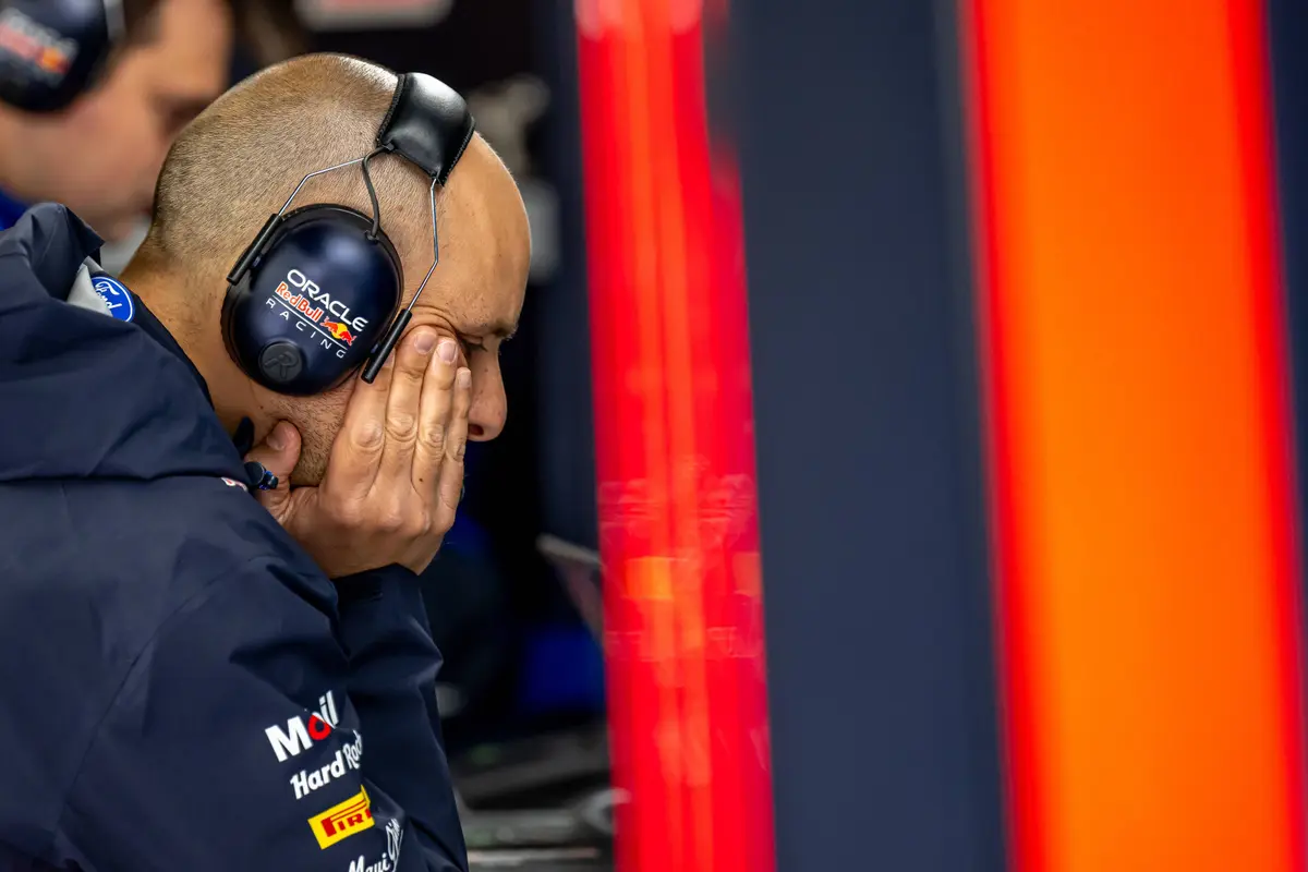 Gianpiero Lambiase, race-engineer van Max Verstappen, in Groot-Brittannië