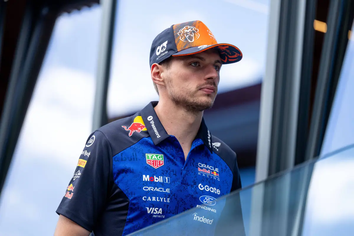 Red Bull-coureur Max Verstappen in Hongarije
